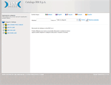 Tablet Screenshot of catalogo.bm-spa.com